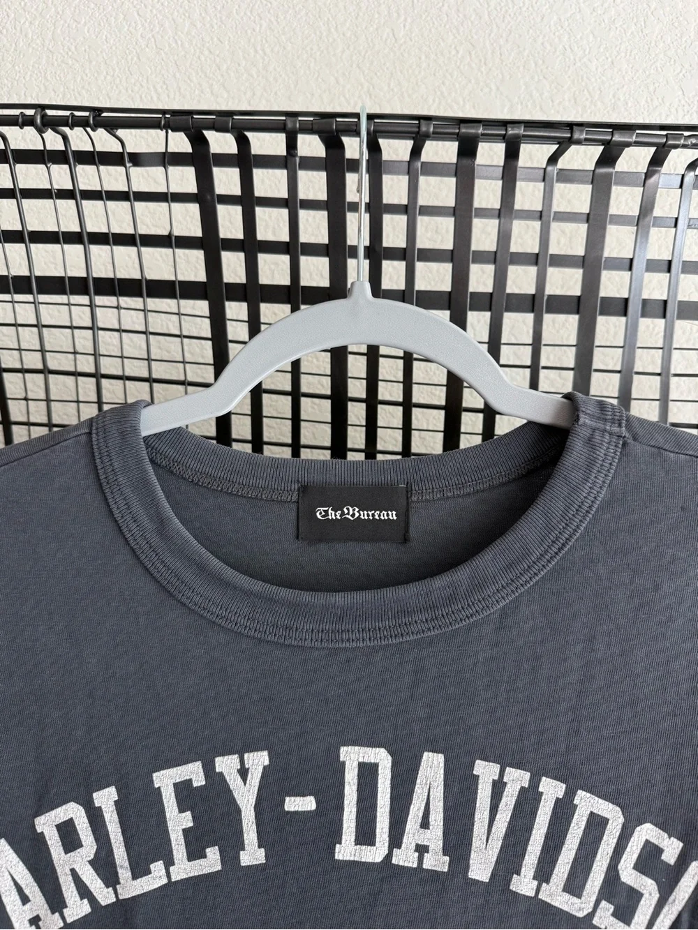 Free people the bureau Harley Davidson eagle baby tee